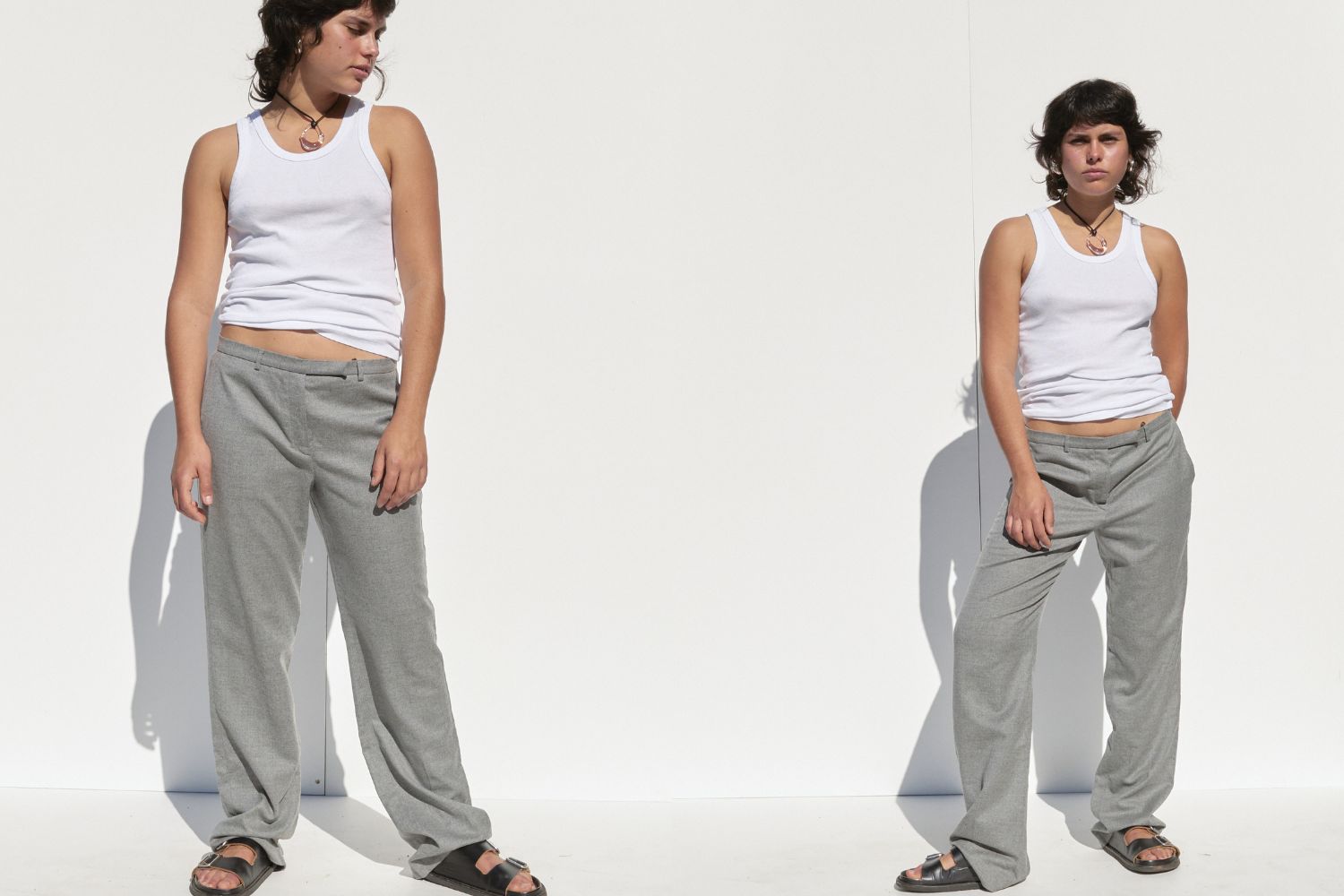 Jil Sander Wool Pants — Grey