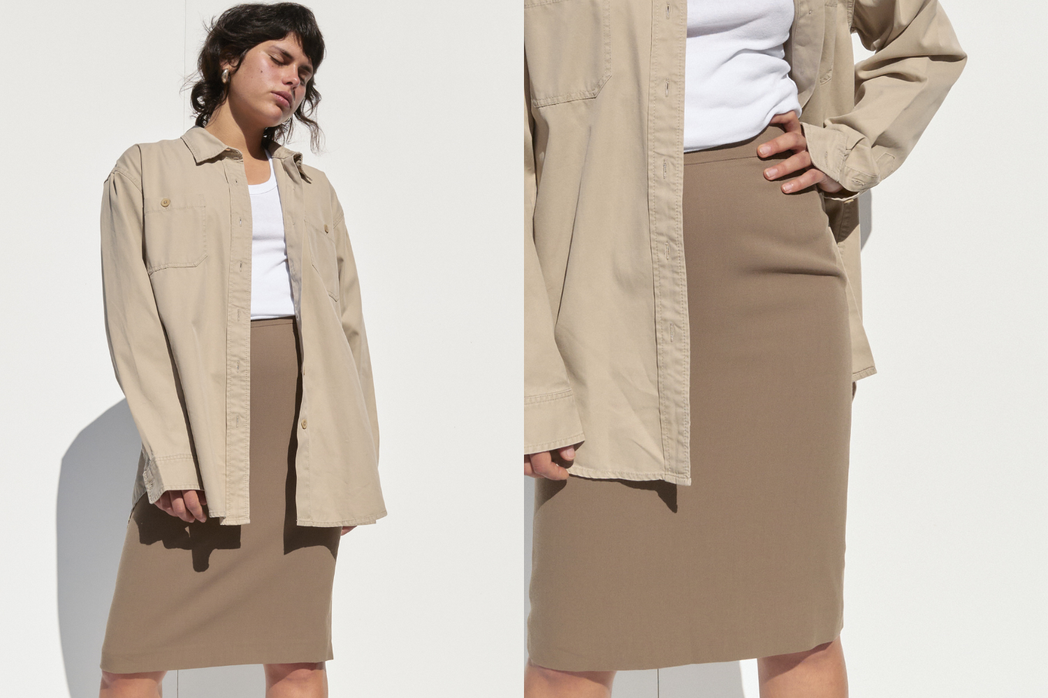 Calvin Klein Skirt — Brown