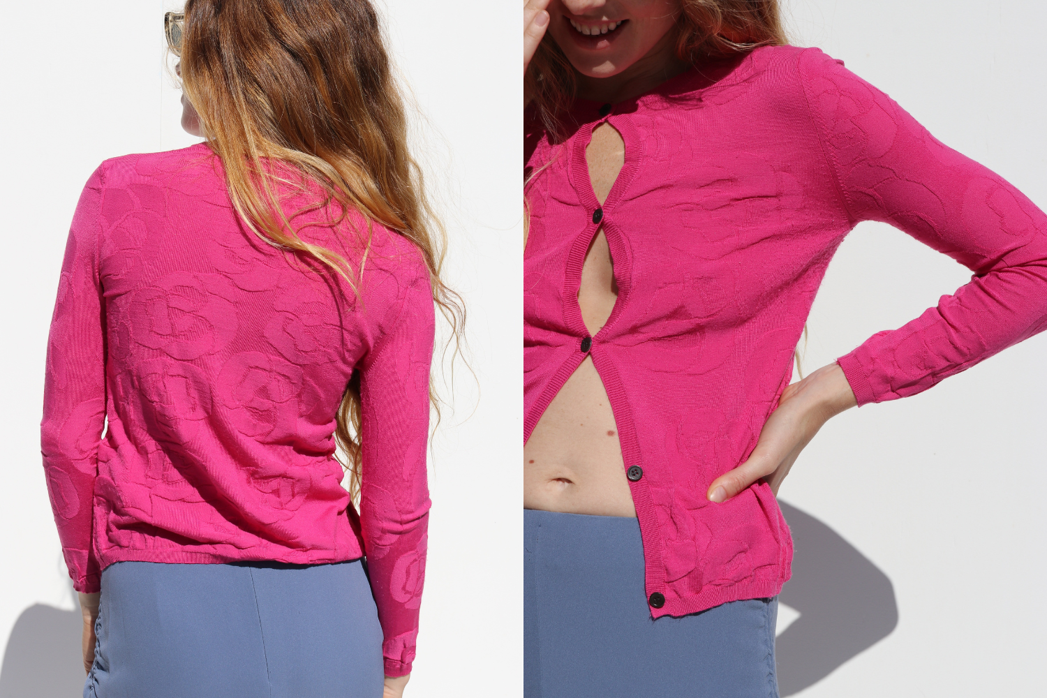 Jil Sander Rose Cardi — Pink