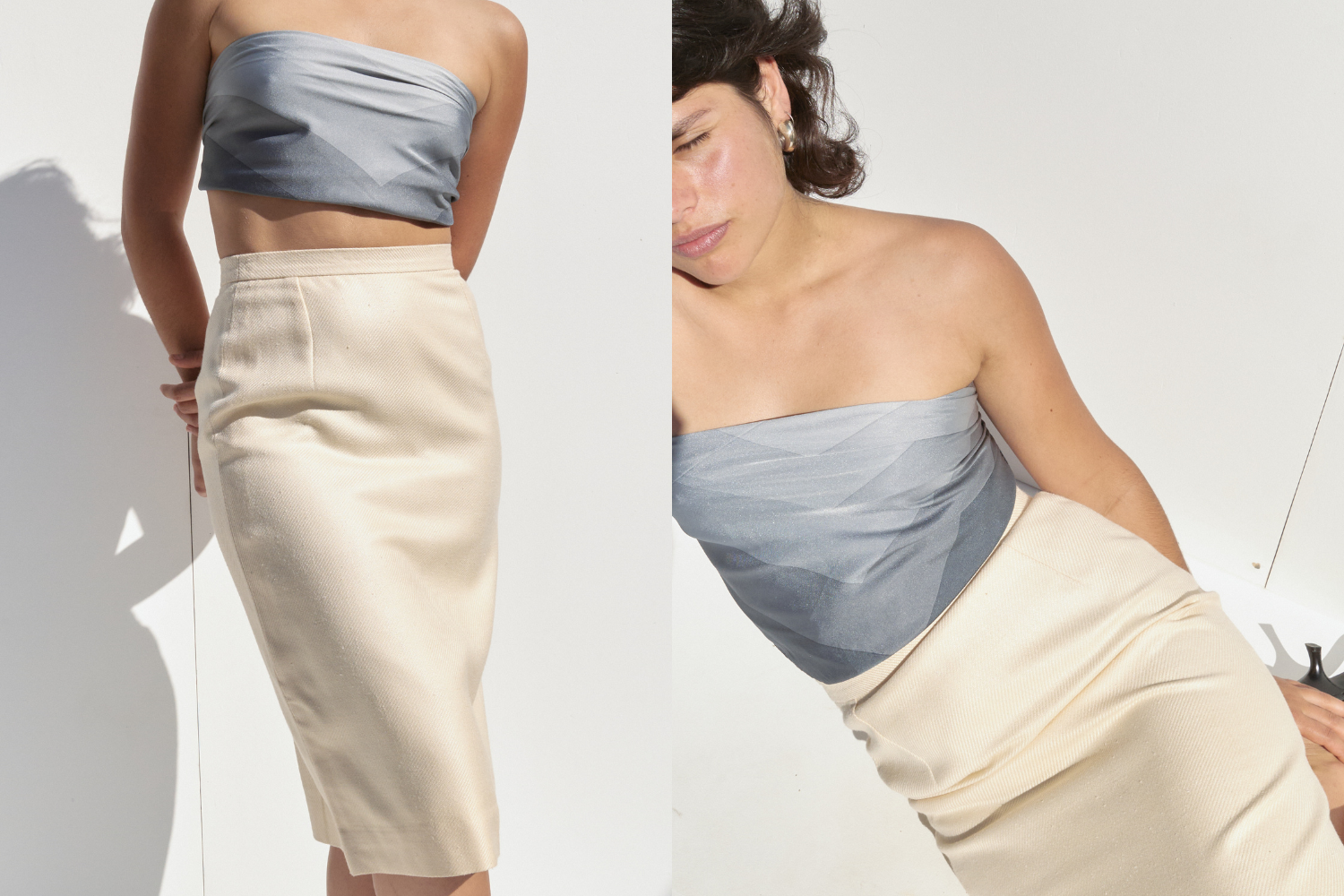 Burberry Pencil Skirt — Pearl