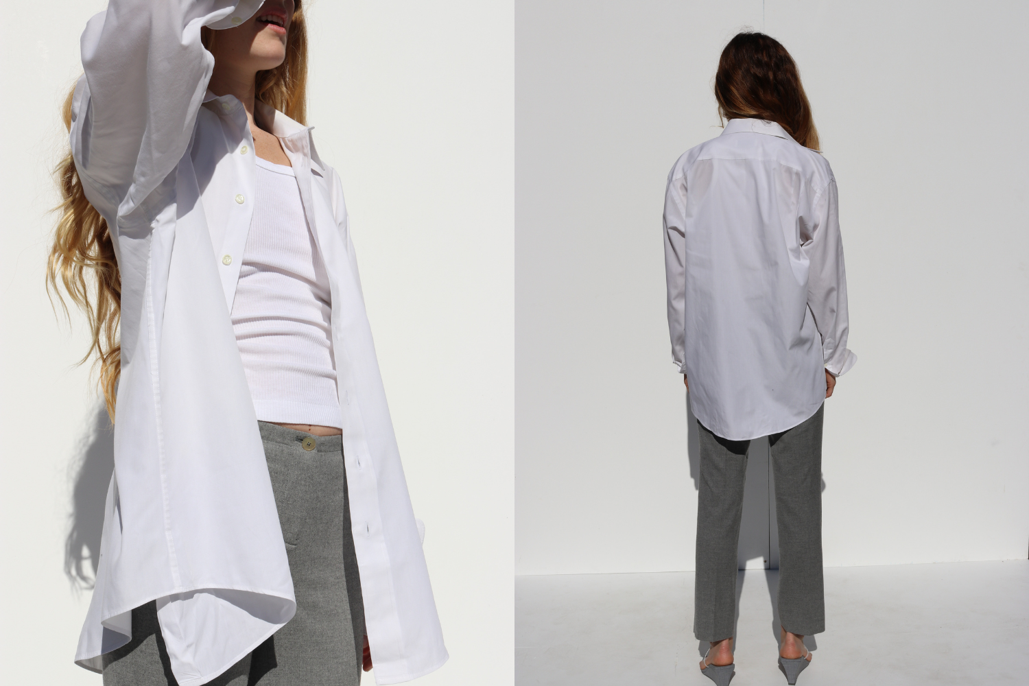 Yves Saint Laurent Cotton Shirt — White