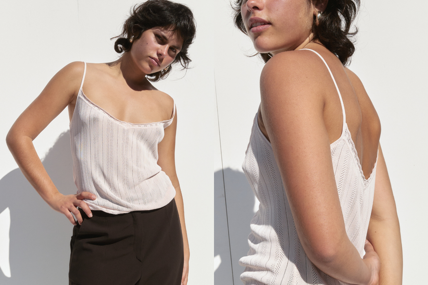 Ralph Lauren Knit Cami — Baby Pink